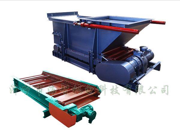 鏈板式給料機包括電控系統(tǒng)，電控系統(tǒng)包括就地控制系統(tǒng)和/或遠程控制系統(tǒng)